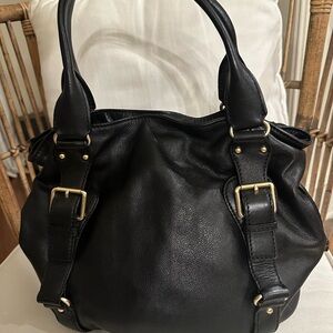 MICHAEL Michael Kors Black Leather Shoulder Bag